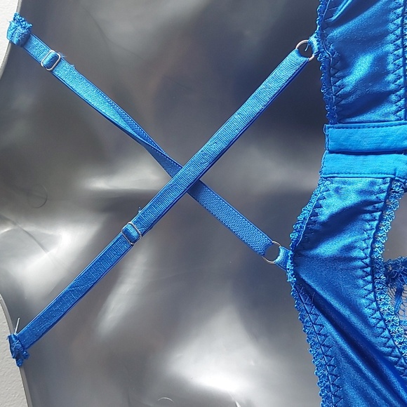 Blue Lace Negligee - Picture 5 of 6